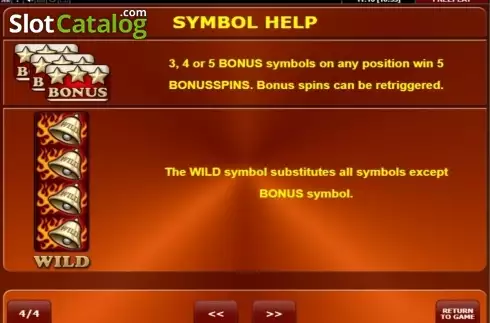 Скрин5. Bells On Fire Rombo слот