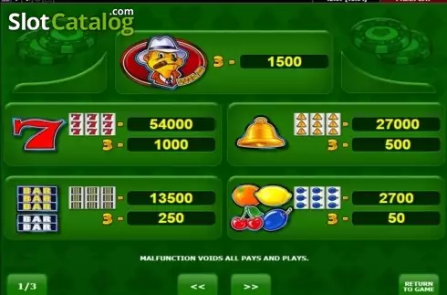 Скрин2. Billys Game слот