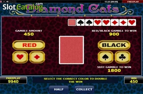 Скрин9. Diamond Cats слот