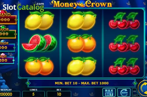 Скрин2. Money Crown слот