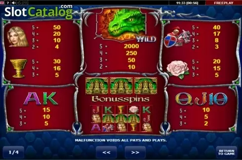 Скрин2. Dragon's Kingdom слот