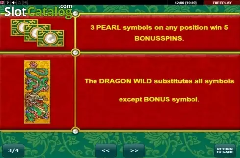Скрин4. Dragon's Pearl (Amatic) слот