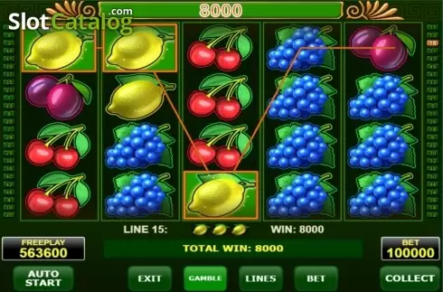 Скрин7. Fortunas Fruits слот