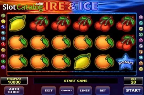 Скрин6. Fire And Ice (Amatic Industries) слот