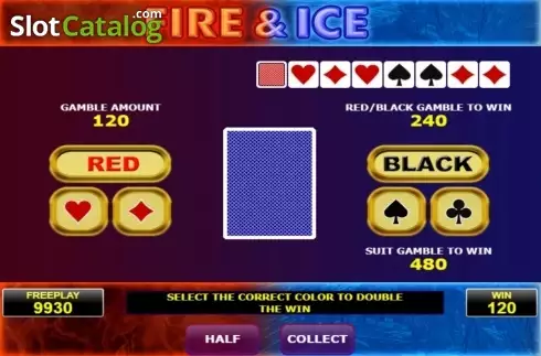 Скрин9. Fire And Ice (Amatic Industries) слот