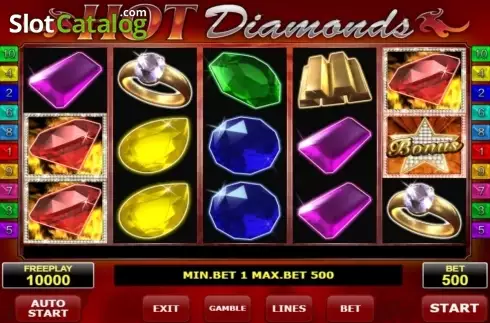 Скрин5. Hot Diamonds слот