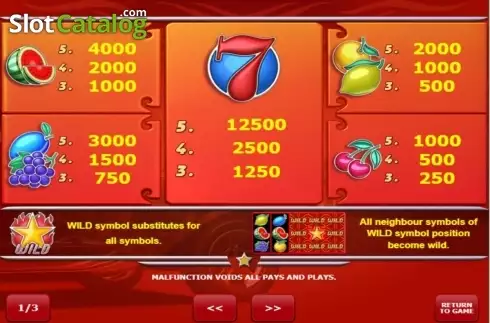 Скрин2. Hot Star слот