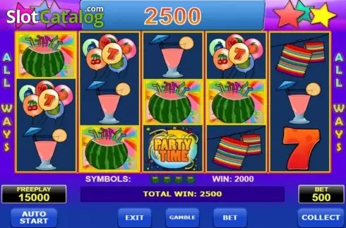 Скрин9. Party Time слот