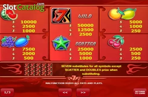 Скрин2. Wild 7 слот