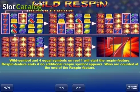 Скрин5. Wild Respin слот