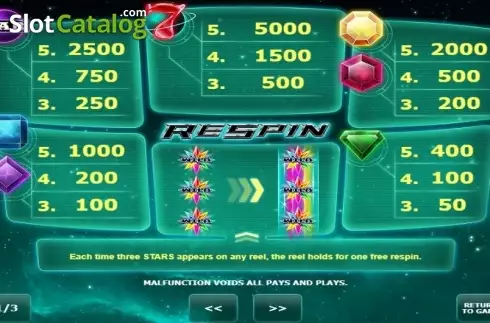 Скрин5. Gem Star слот