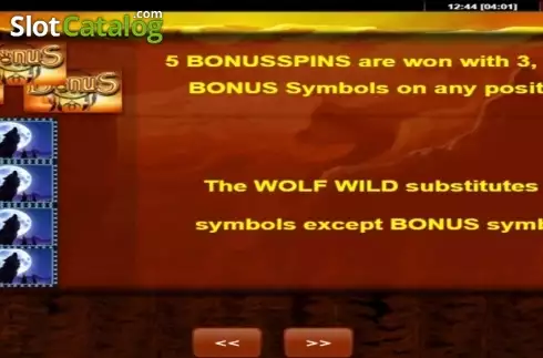 Скрин4. Wolf Moon (Amatic) слот