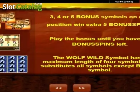Скрин5. Wolf Moon (Amatic) слот