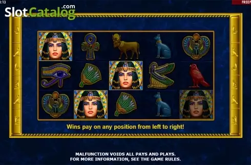 Скрин7. Enchanted Cleopatra слот