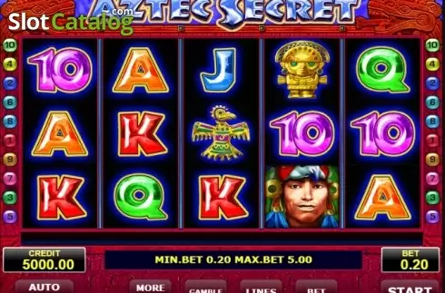 Скрин2. Aztec Secret слот