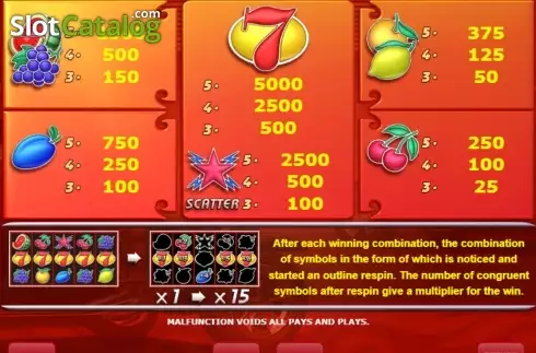 Скрин9. Lightning Hot слот