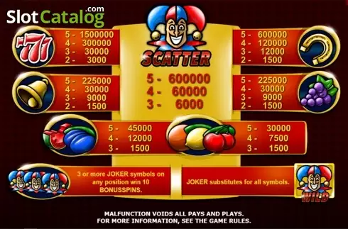 Скрин7. Golden Joker (Amatic Industries) слот