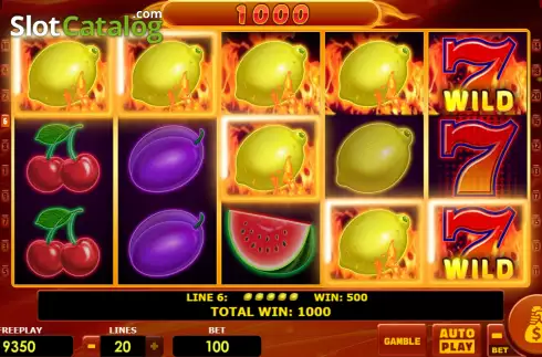 Скрин5. Hot Fruits 20 (Amatic Industries) слот