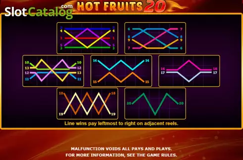 Скрин8. Hot Fruits 20 (Amatic Industries) слот