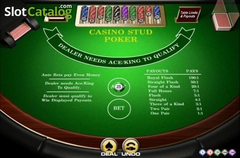 Скрин2. Casino Stud Poker (Amaya) слот