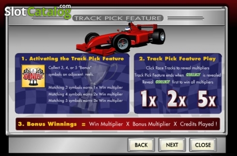 Скрин7. Fast Track слот