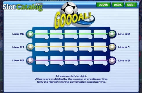 Скрин6. Goooal! слот