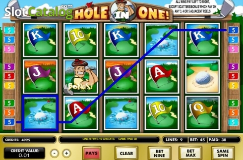Скрин3. Hole in One (Amaya) слот