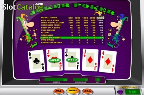Скрин2. Joker Poker (Amaya) слот