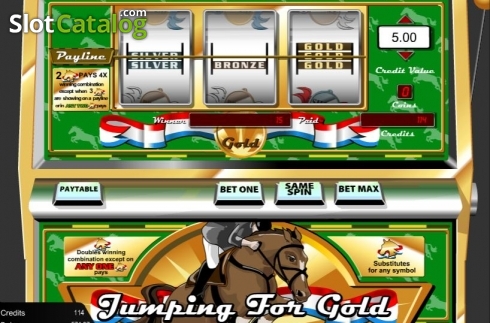 Скрин3. Jumping for Gold слот