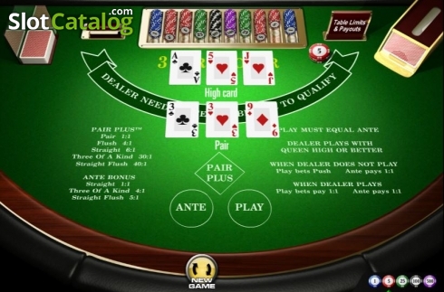 Скрин4. Three Card Poker (Amaya) слот