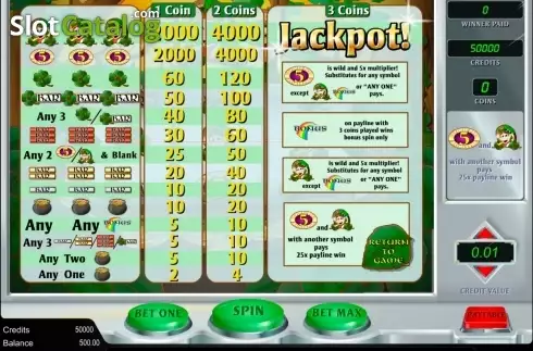 Скрин2. Pot O' Gold (Amaya) слот