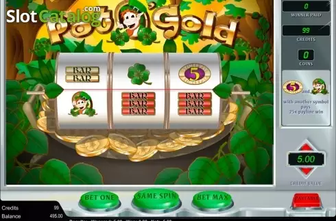 Скрин3. Pot O' Gold (Amaya) слот
