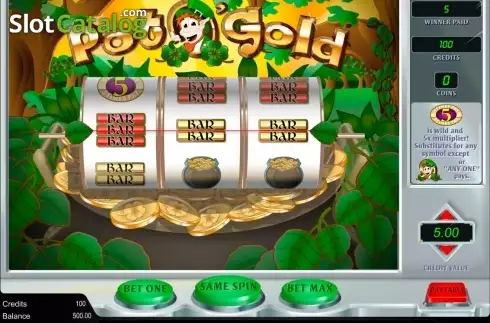 Скрин4. Pot O' Gold (Amaya) слот