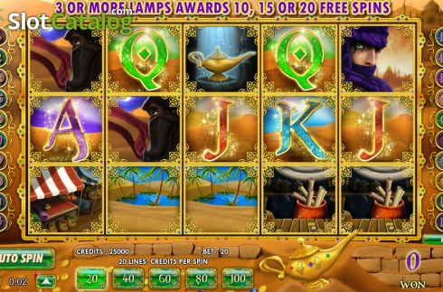 Скрин7. Aladdin's Legacy слот