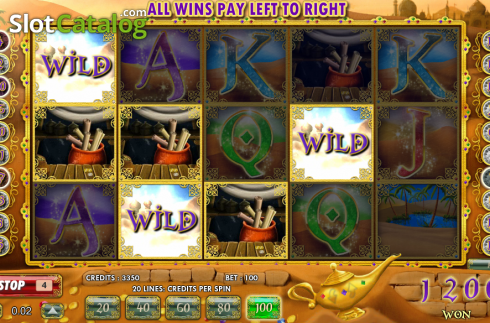 Скрин8. Aladdin's Legacy слот