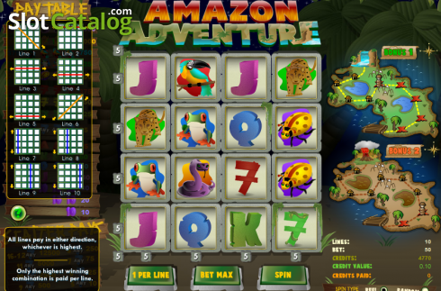 Скрин3. Amazon Adventure слот