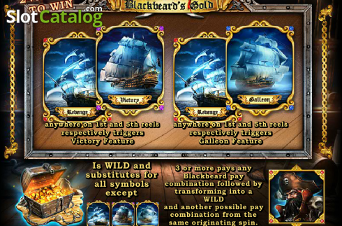 Скрин2. Blackbeard's Gold слот