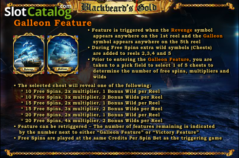 Скрин5. Blackbeard's Gold слот