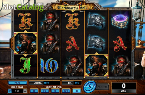 Скрин6. Blackbeard's Gold слот