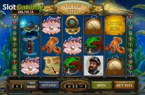 Скрин4. Captain Nemo (Amaya) слот