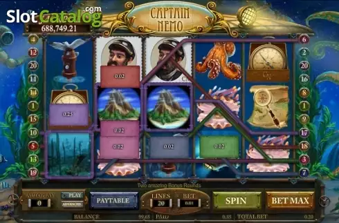 Скрин6. Captain Nemo (Amaya) слот
