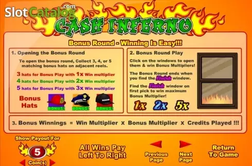 Скрин5. Cash Inferno слот