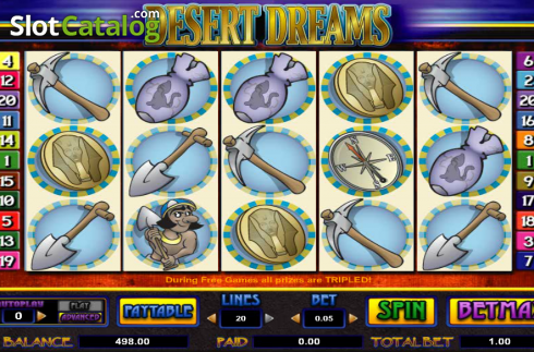 Скрин4. Desert Dreams слот
