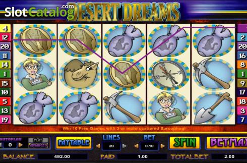 Скрин5. Desert Dreams слот