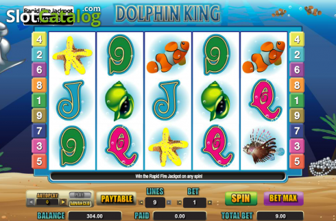 Скрин4. Dolphin King слот