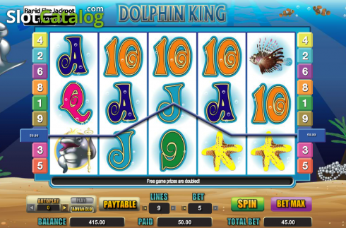 Скрин5. Dolphin King слот
