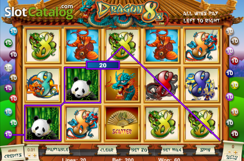 Скрин5. Dragon 8s слот