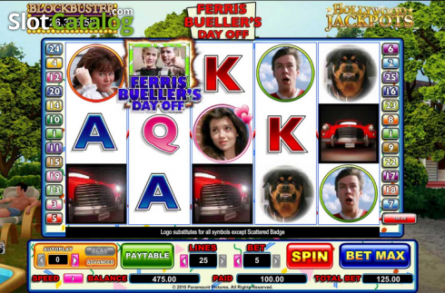 Скрин8. Ferris Bueller's Day Off слот
