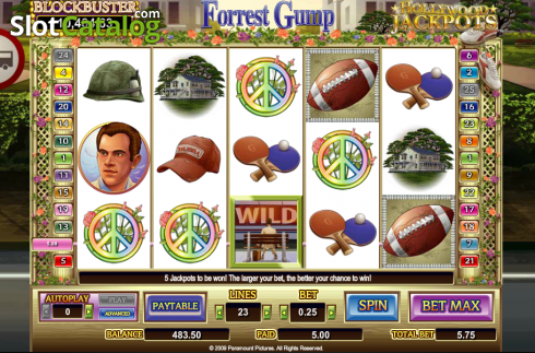 Скрин7. Forrest Gump слот
