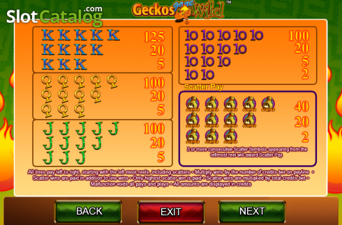 Скрин5. Geckos Gone Wild слот
